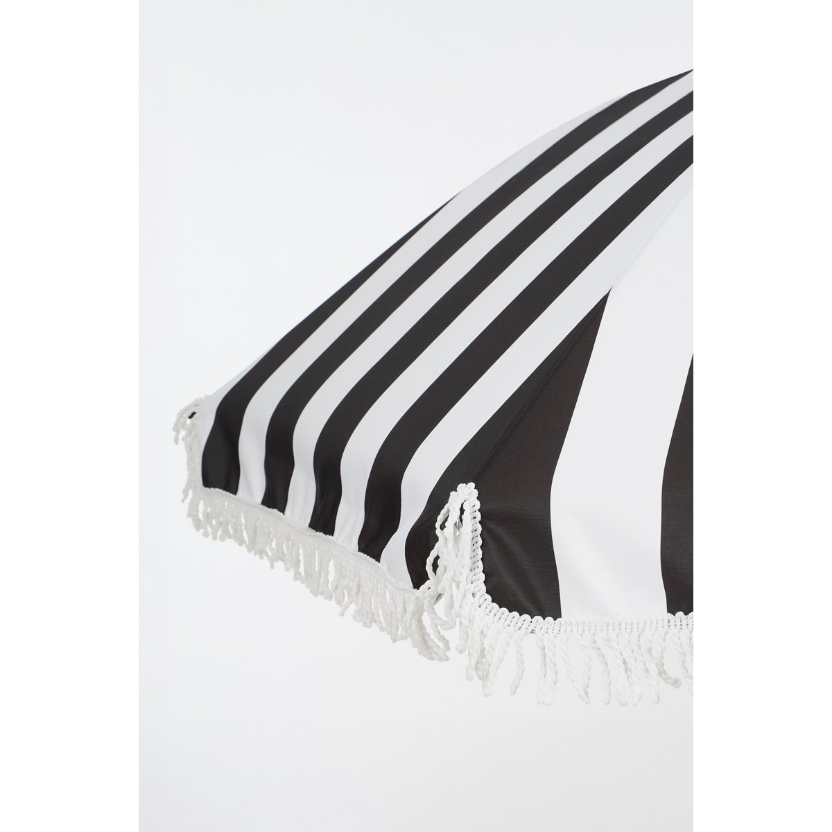Osborn Parasol - H238 x Ø220 cm - Zwart, Wit