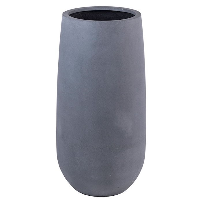 Idaho grey fiberstone plantenpot – duurzaam, vorstbestendig en lichtgewicht voor binnen en buiten | Ø35-50 cm, hoogwaardig handgemaakt design