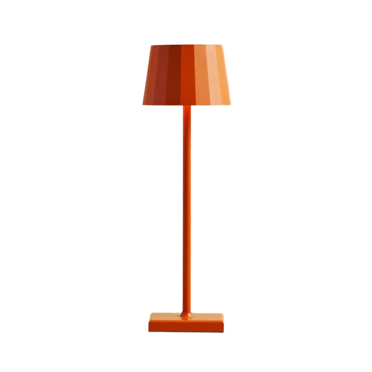 Wouter lampada da tavolo ricaricabile arancio fioritura | Senza fili, dimmerabile, fino a 120 ore di autonomia della batteria | Lampada da tavolo dal design elegante per interni ed esterni