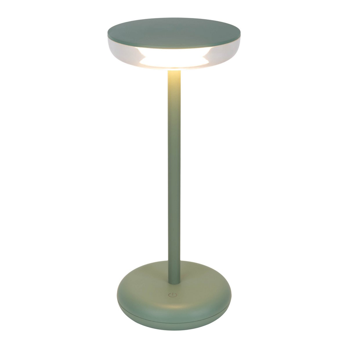 LED tafellamp PASI – Dimbare oplaadbare lamp met touch en geheugenfunctie – mintgroen – voor binnen & buiten – IP44 – 26 cm