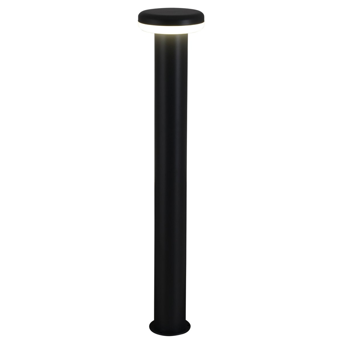 LED Outer Socket Light "paddestoel", gemaakt van metaal en plastic in antraciet, met geïntegreerde LED