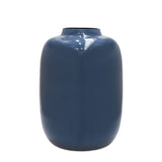 Vaas Artic Dark Blue-Grey – Elegante Mondgeblazen Vaas in Blauw-Grijs voor Stijlvol Interieur