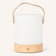 Lampada da tavolo ricaricabile Avery color marrone chiaro | Lampada LED in legno wireless con funzione dimmer e USB-C | 3 livelli di luce | Tavellio