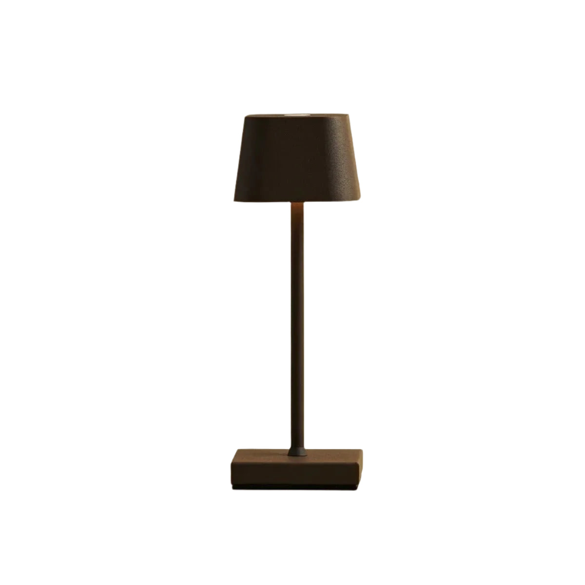 Sarphati Mini lampada da tavolo wireless moka marrone | Dimmerabile, 3 livelli di luce, 60 ore di autonomia della batteria, ideale per ristorazione e uso domestico