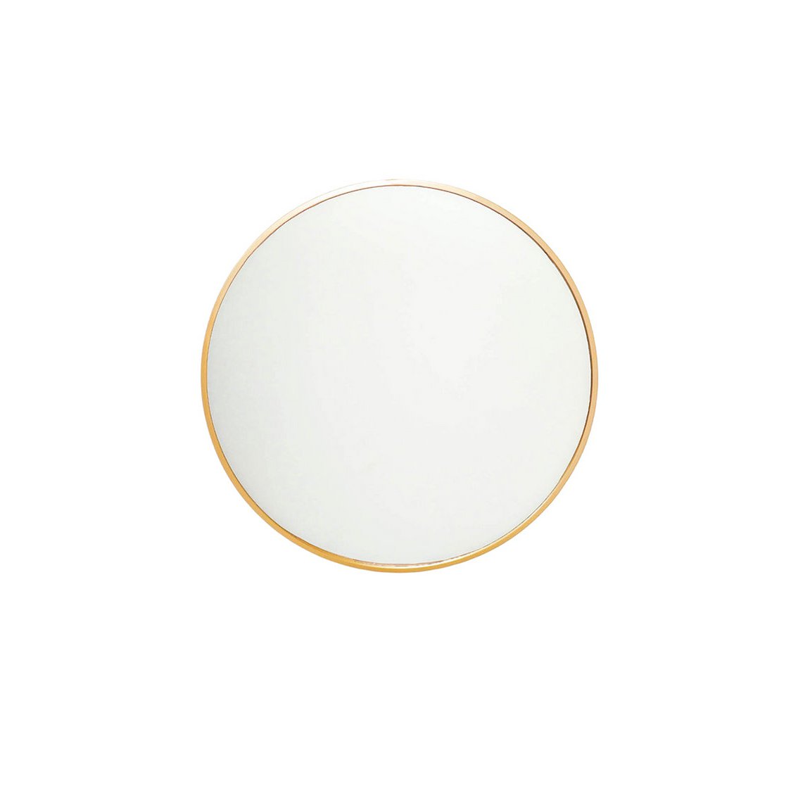Ronde Gouden Spiegel 80x80 cm van Metaal – Luxe Interieur Accessoire | Housevitamin