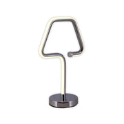 Lampada da tavolo a LED "Loop Line" cromo alta 30 cm – lampada da tavolo moderna ed energeticamente efficiente con luce bianca calda