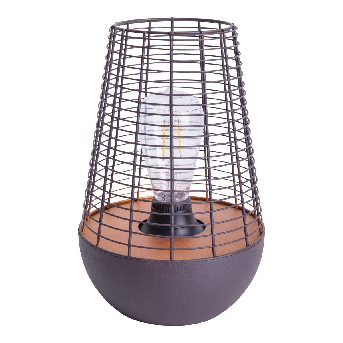 LED Decol Light 27 cm – Zwart Retro Tuinlamp met Bluetooth Speaker, IP44, voor Buitenverlichting en Decoratie