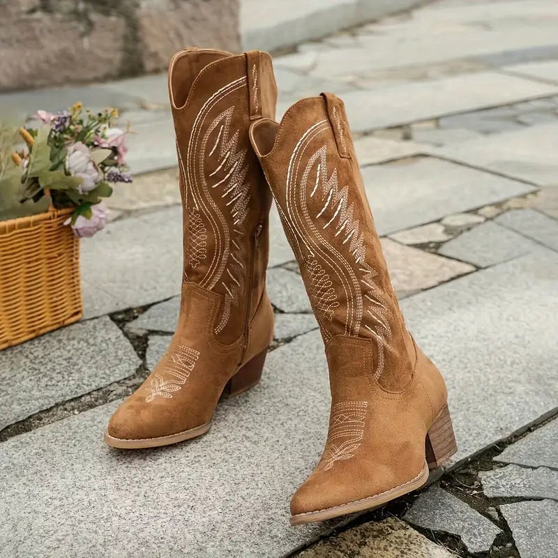 Santa Fe | Western Cowboy Laars Dames Vegan Suède