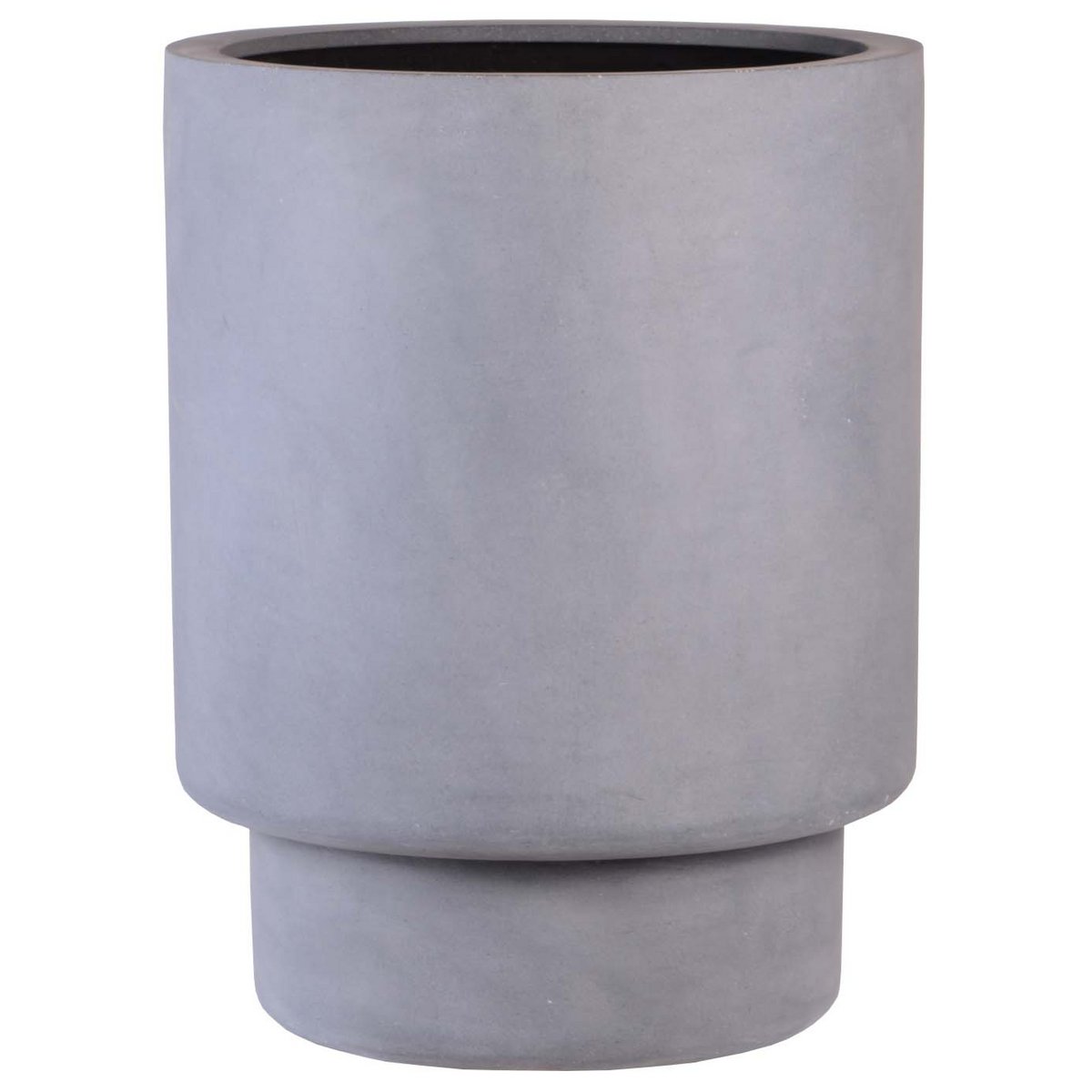 Almstok Big Grey plantenpot fiberstone handgemaakt UV- & vorstbestendig lichtgewicht buiten- en binnenpot | Vase The World