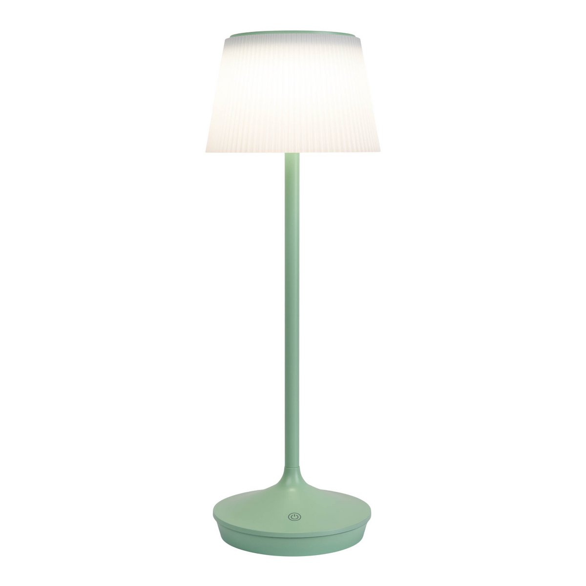 Dimbare solar tafellamp “Emmi” mintgroen | 38 cm hoog | Buitenlamp op batterij met CCT-lichtregeling en IP44 bescherming