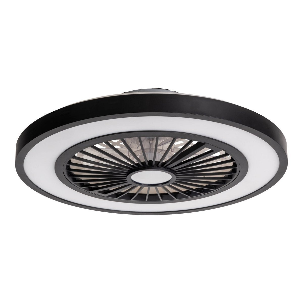 Ventilatore a soffitto LED Arrioso con luce Ø54 cm | design in metallo | energetico e multifunzionale | ventilatore ideale per soggiorno e camera da letto