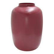 Artic Matte Mauve vaas – Paarsrode glazen designvaas | Ø25 x H35 cm – mondgeblazen en stijlvol centerpiece