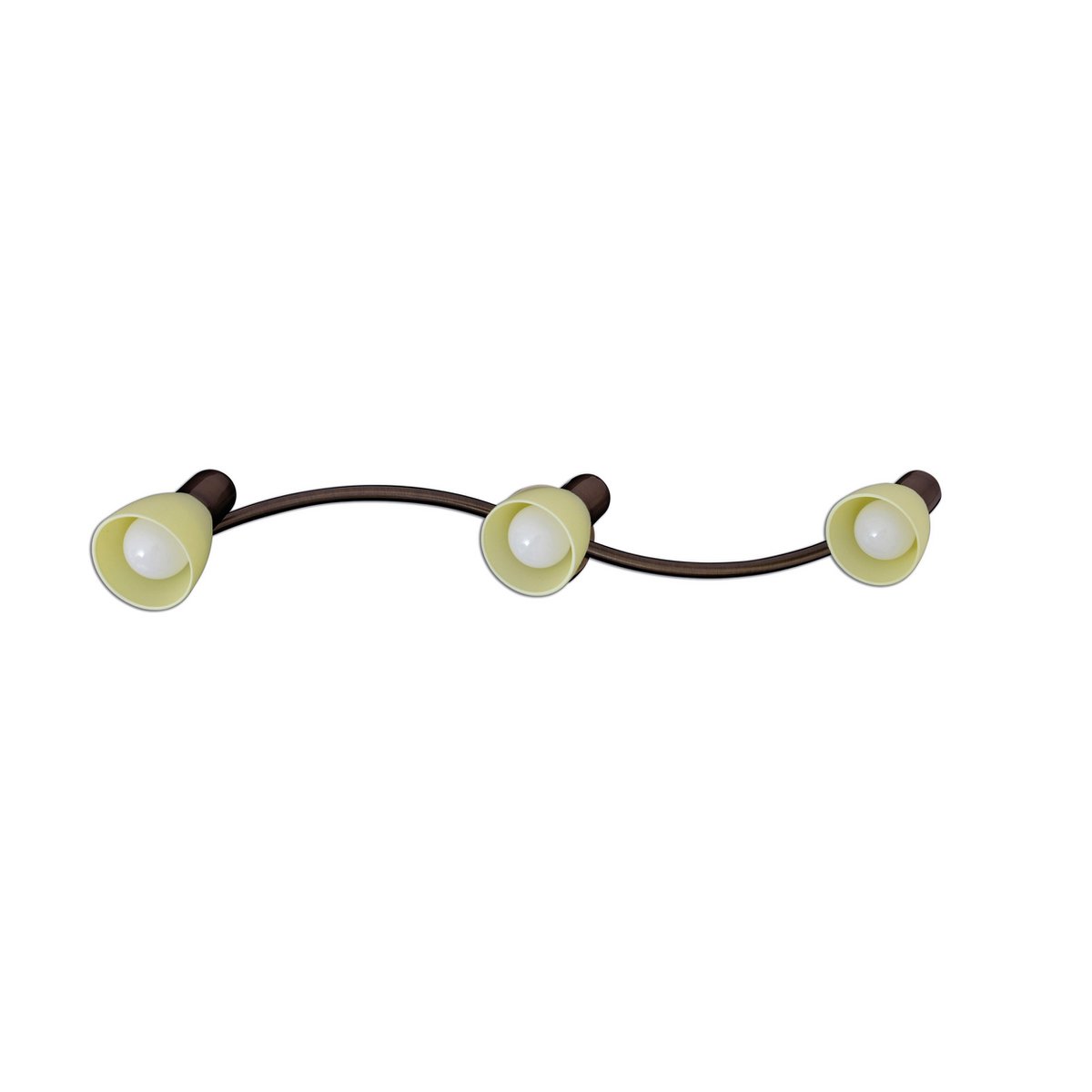 3-LED faretti da parete e soffitto Mestre 15W luce calda 3000K – faretti in metallo in stile rustico, a risparmio energetico e sostenibili – Näve Leuchten