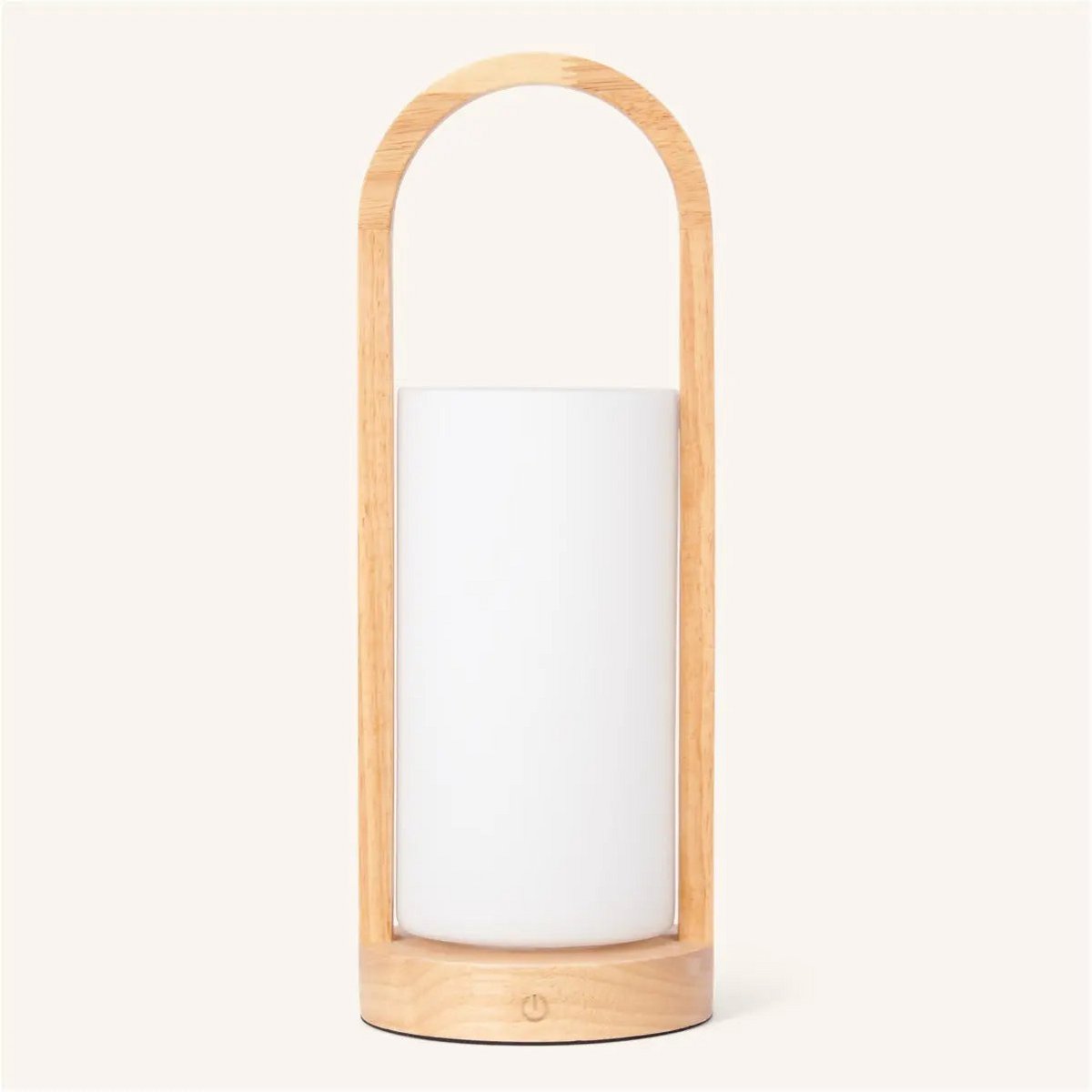 Evie lampada da tavolo in legno ricaricabile color marrone chiaro – dimmerabile, senza fili e design sostenibile, perfetta per ogni stanza