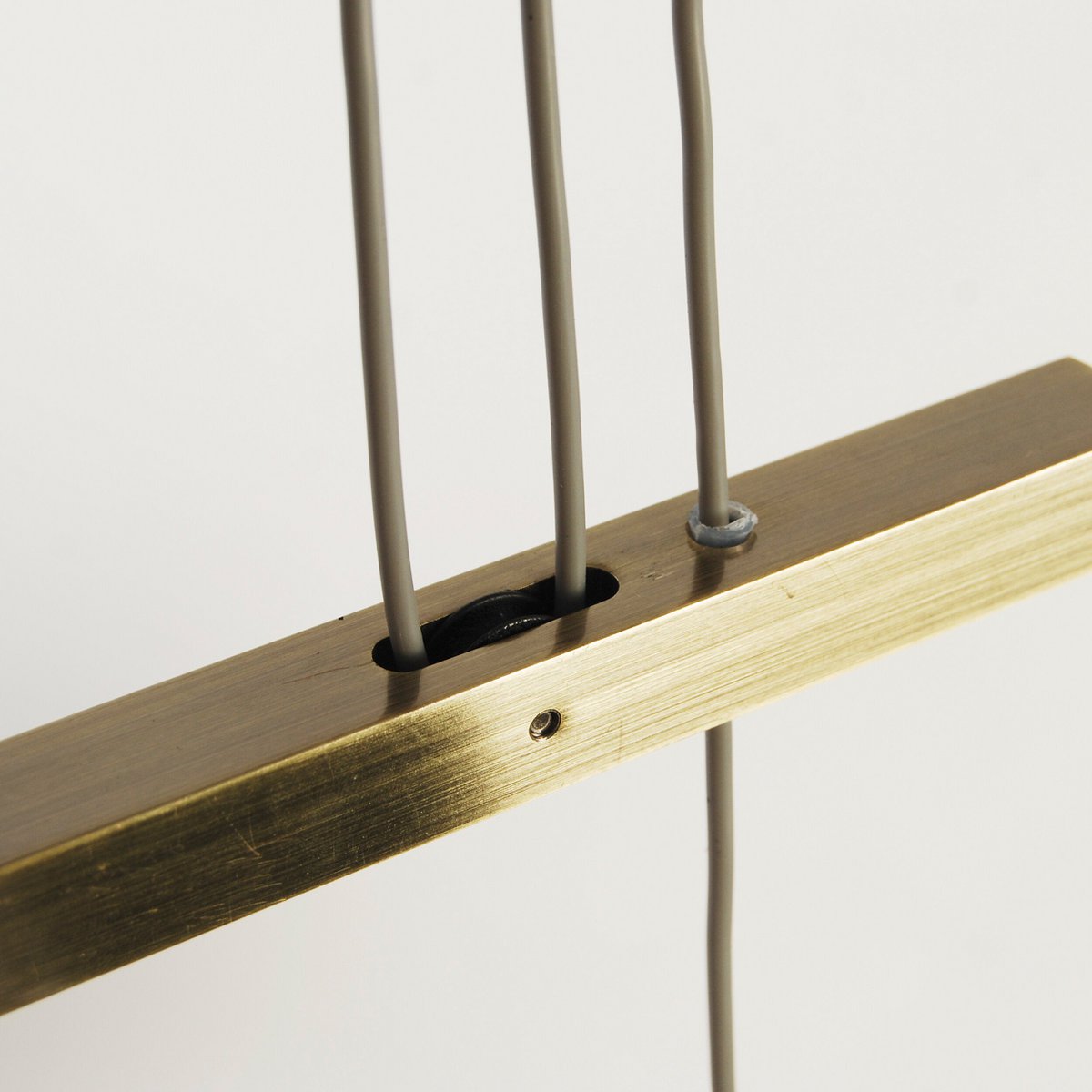 Lampada a sospensione a 4 luci TILDE – lampada a barra classica regolabile in marrone e beige con attacchi E27 | 86 cm | Per sala da pranzo o tavolo da cucina