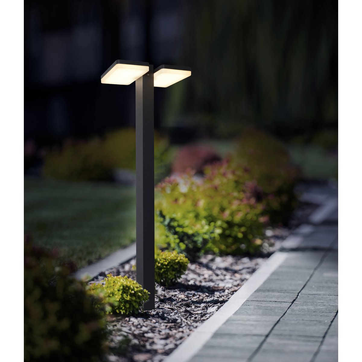 LED Buitenlamp "Clair" – Antraciet Staande Buitenverlichting met Geïntegreerde LED, Modern & Weerbestendig