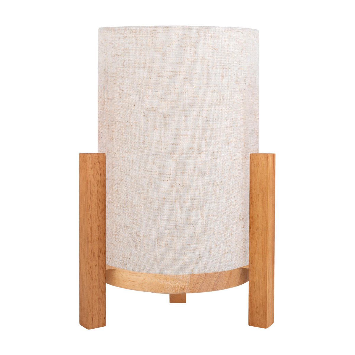 Lampada da tavolo Ackitical Matilda 32 cm, dimmerabile con sensore touch, luce LED, design scandinavo, bianco e naturale, perfetta per un'illuminazione d'atmosfera