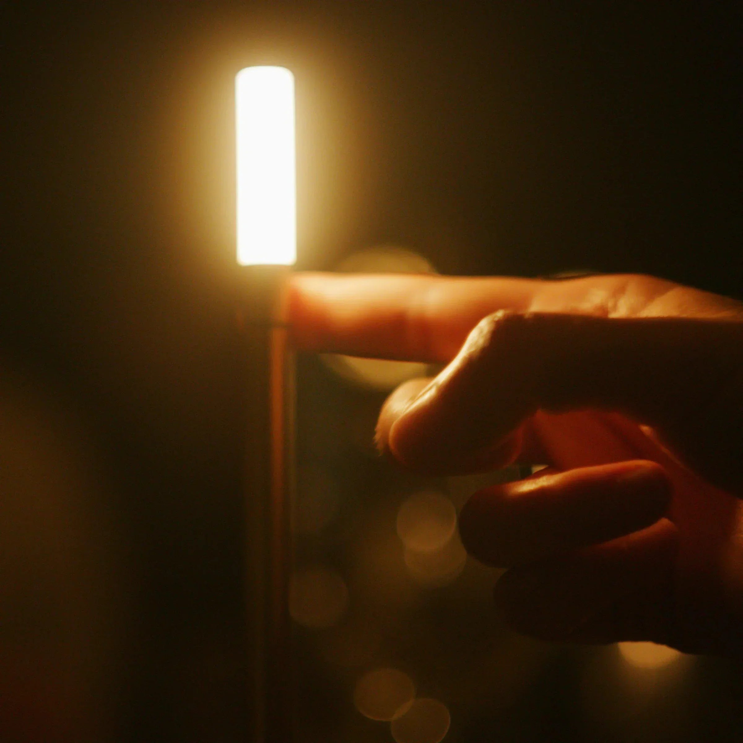 Lanterna Candela Dimmerabile in Alluminio – 23 cm di Altezza, Luce Calda con USB Ricaricabile e 3 Modalità di Dimmerazione