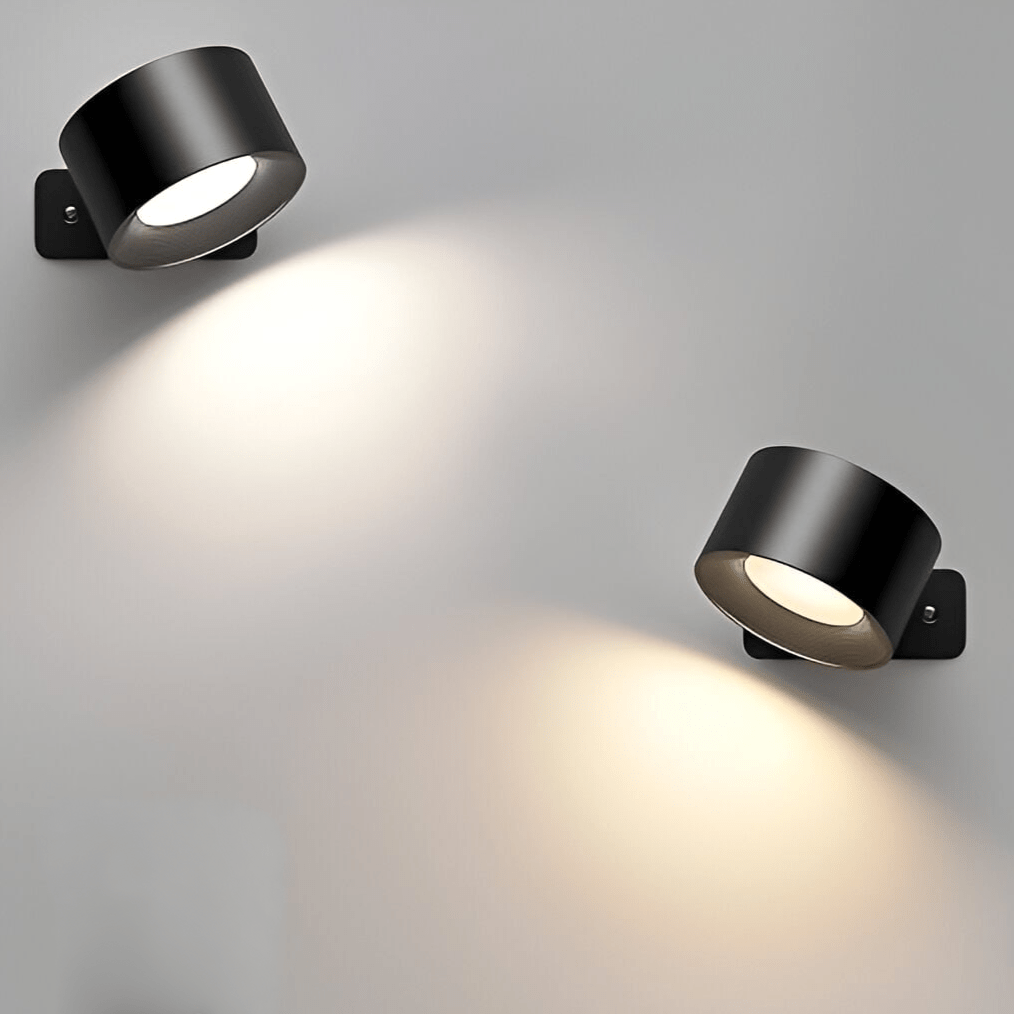 Lampada da parete dimmerabile wireless con rotazione a 360° – Design elegante in metallo