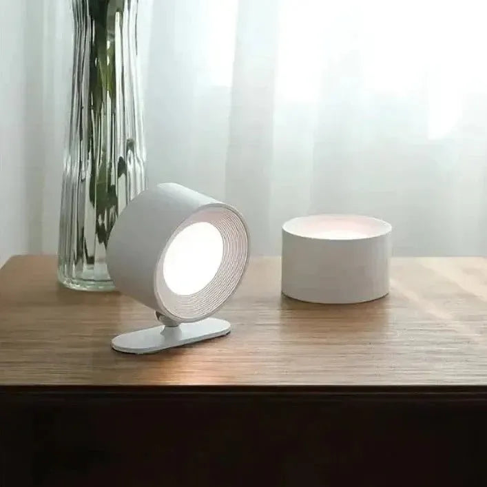 Lampada da parete dimmerabile wireless con rotazione a 360° – Design elegante in metallo