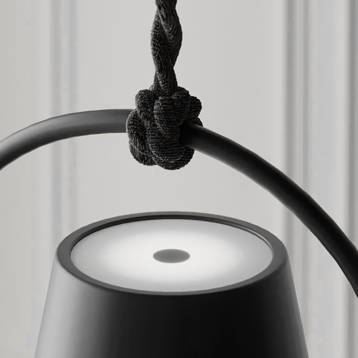 Lampada a sospensione LED wireless per tavolo da pranzo e soggiorno - Ricaricabile e impermeabile, funzione di dimmer touch, luce calda