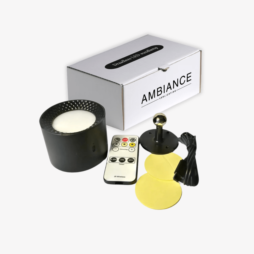 Draadloze LED Wandlamp met Oplaadbare Batterijen en Slimme Afstandsbediening