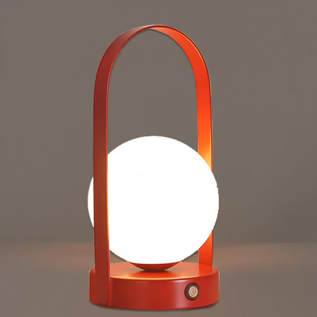 Lampada da tavolo ricaricabile wireless – design moderno in acciaio inox per interno ed esterno come lampada da comodino
