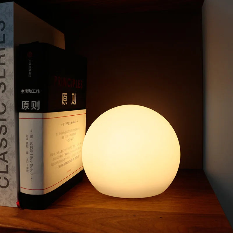 Lampada da tavolo ricaricabile wireless con 16 colori e telecomando - Lampada moderna per comodino