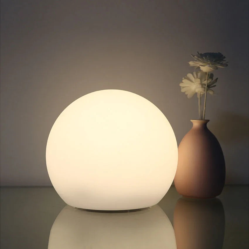 Lampada da tavolo ricaricabile wireless con 16 colori e telecomando - Lampada moderna per comodino