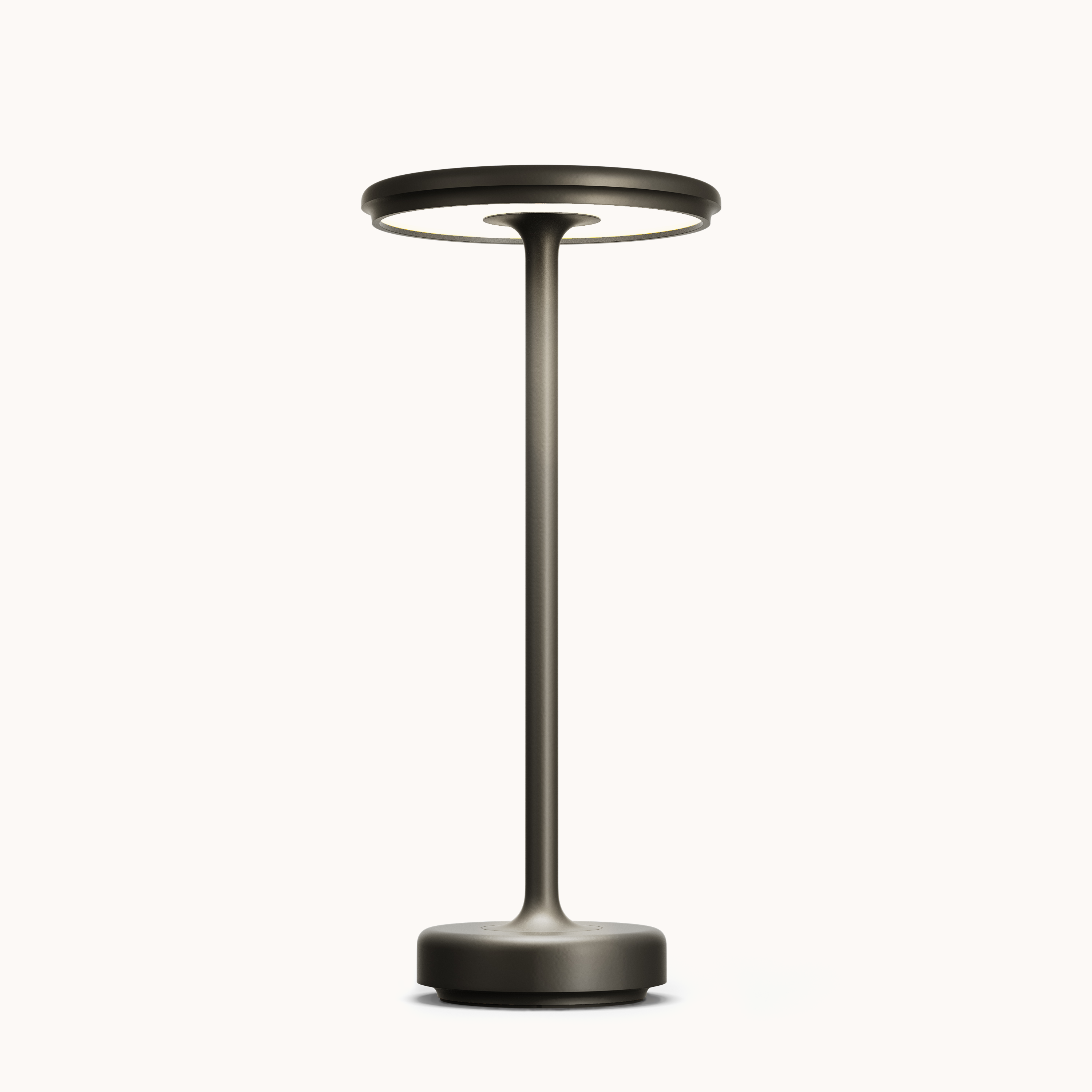 Lampada da tavolo ricaricabile wireless con LED dimmerabile e 3 colori di luce – Lampada multifunzionale per comodino per interno ed esterno