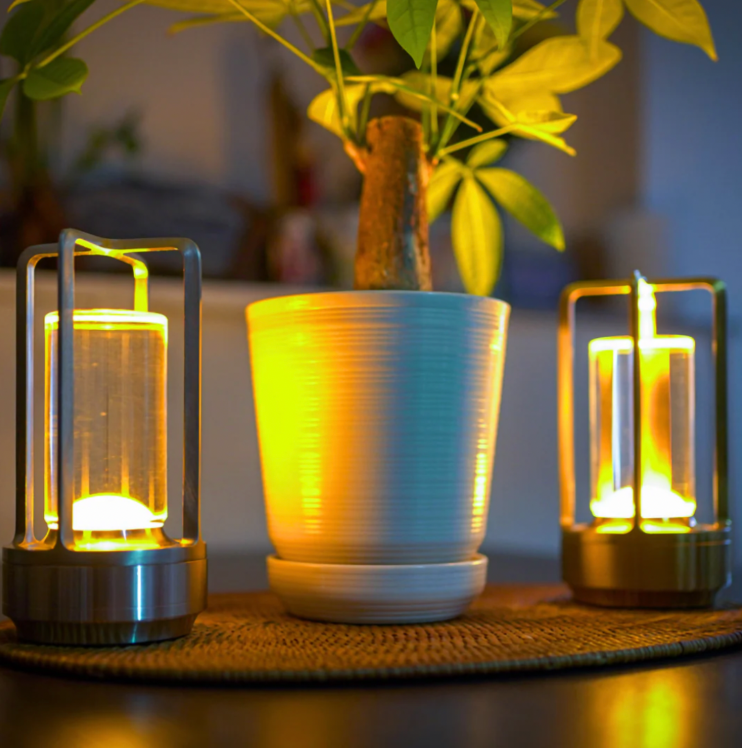 Lampada da tavolo wireless con LED dimmerabile e design impermeabile – lussuosa e portatile