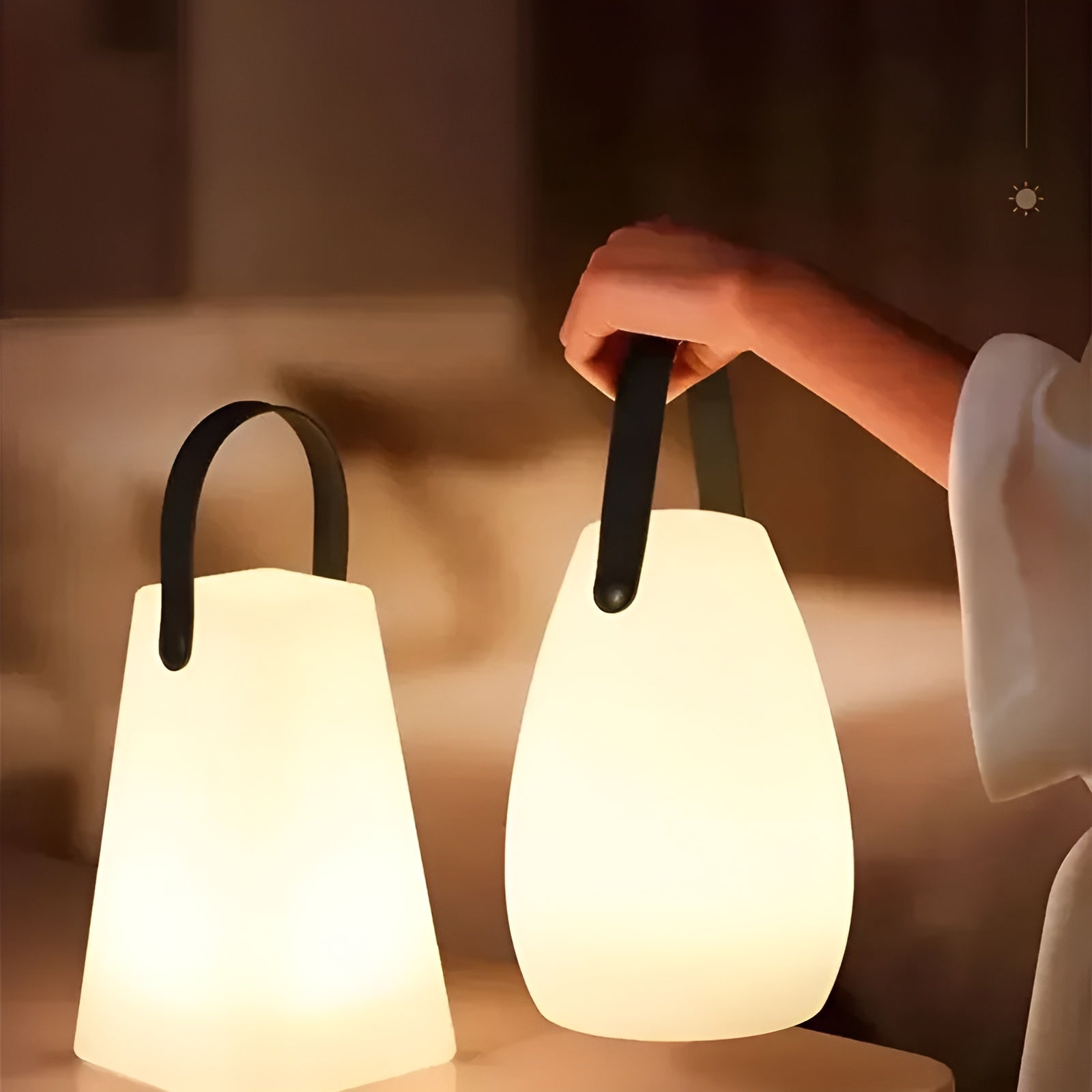 Lampada da tavolo LED impermeabile wireless – ricaricabile con 16 colori per interno ed esterno