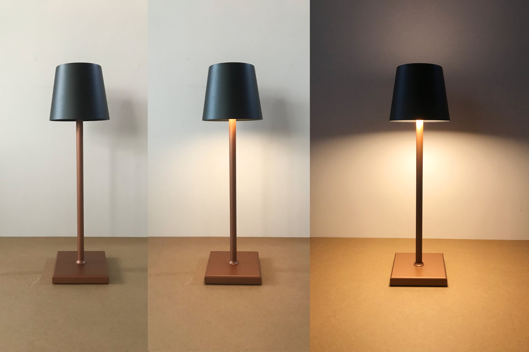 Lampada da tavolo LED portatile con funzione dimmerabile e batteria ricaricabile – ideale per interno ed esterno