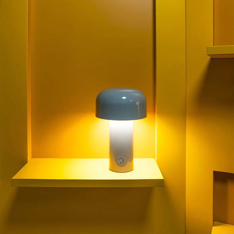 Lampada da comodino touch portatile ricaricabile USB – Design moderno per decorazione soggiorno