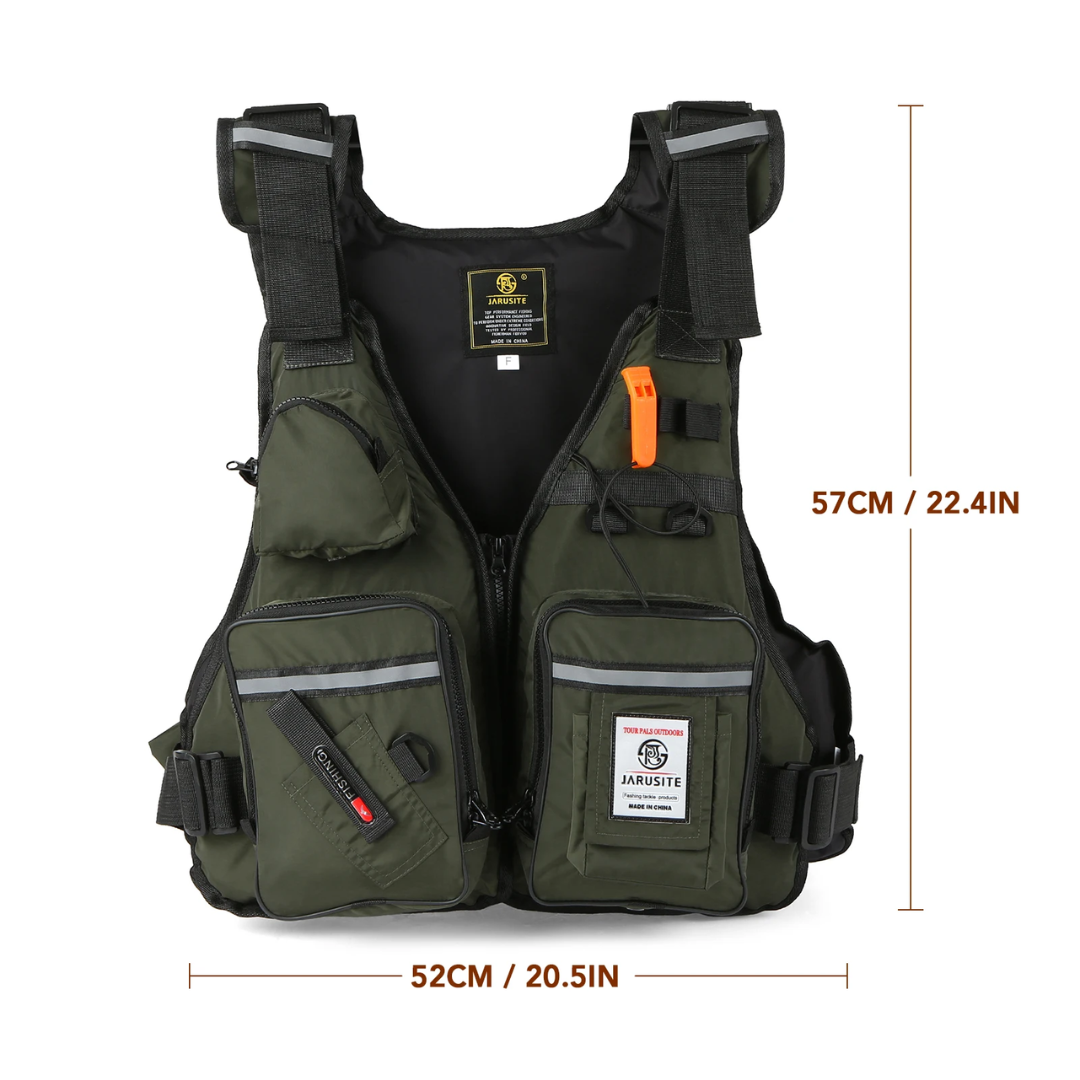 Duurzaam Outdoor Vest voor Vissers met Comfort en Functionaliteit 6