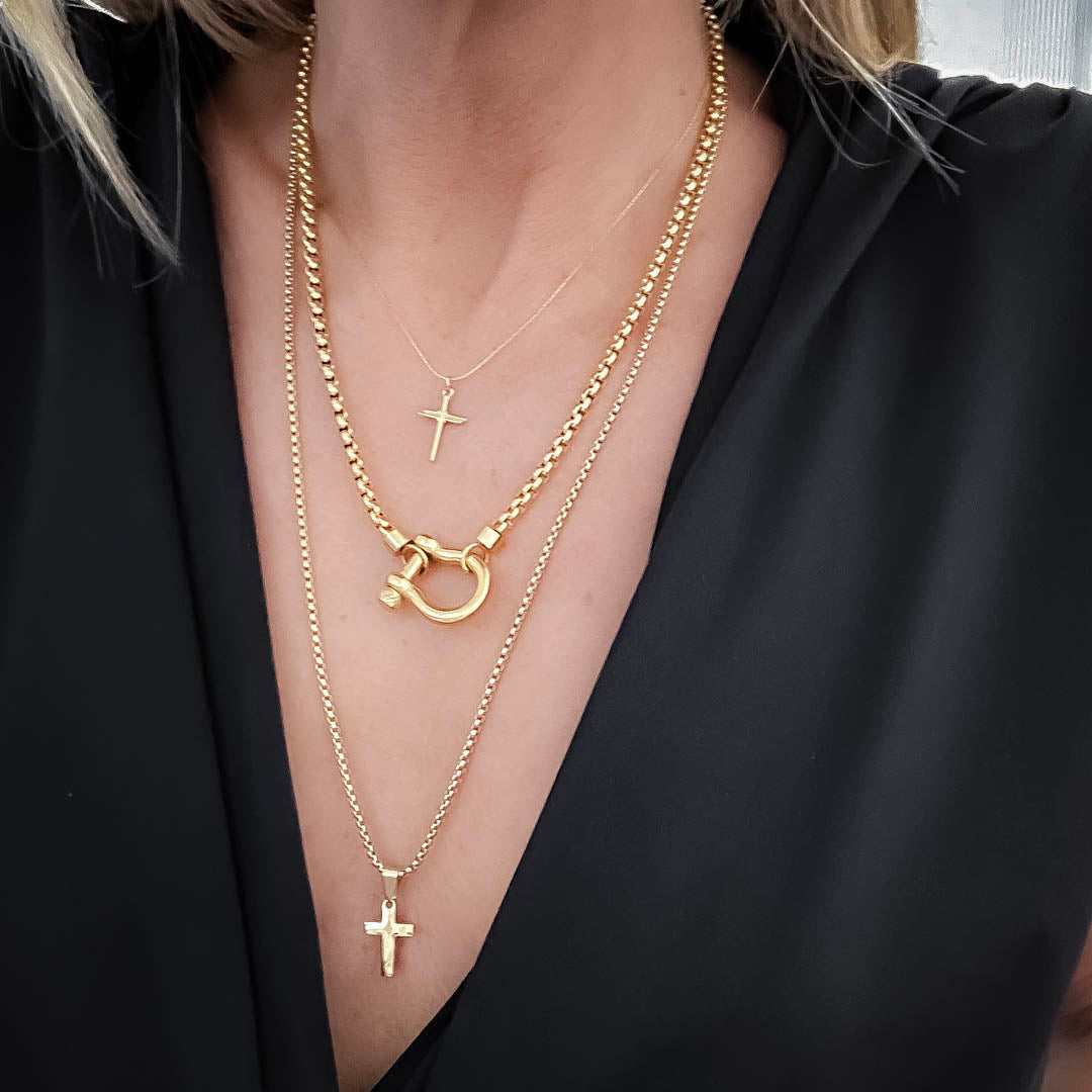 Elegante Gouden Ketting Dames van Roestvrij Staal