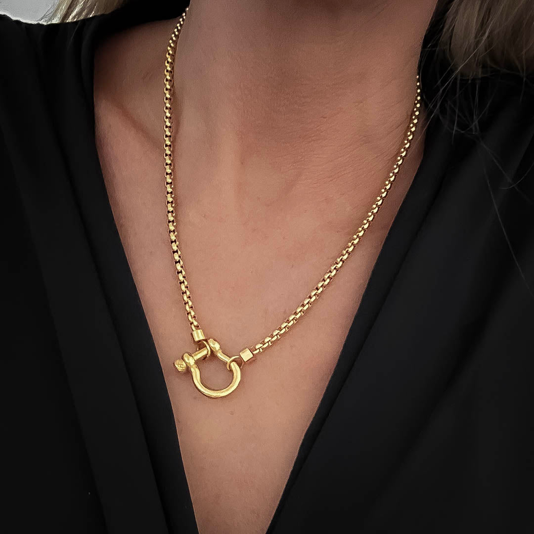 Elegante Gouden Ketting Dames van Roestvrij Staal