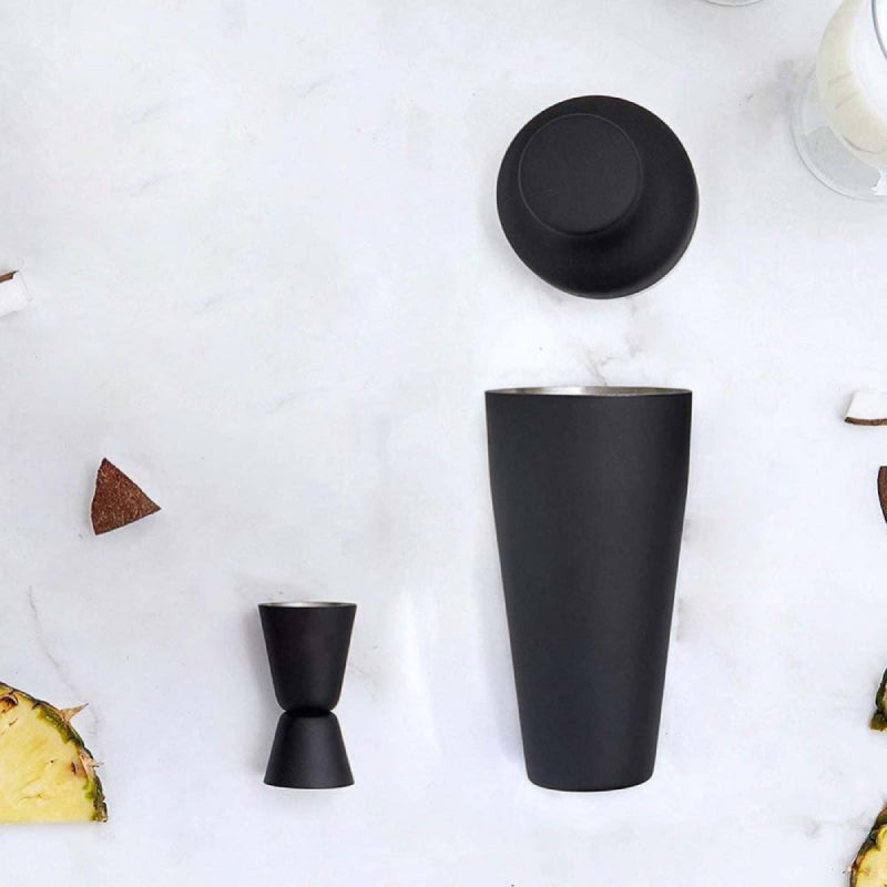 Premium Cocktailshaker 8-Delige Set Mat Zwart