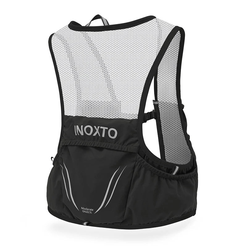 Hardloopvest met Soft Flasks – Ultieme Hydratatie en Comfort | Ademend Polyester, Modulaire Opbergvakken, Veilige Telefoonhouder & Reflecterende Strepen – Perfect voor Trailrunning en Lange Afstanden 0
