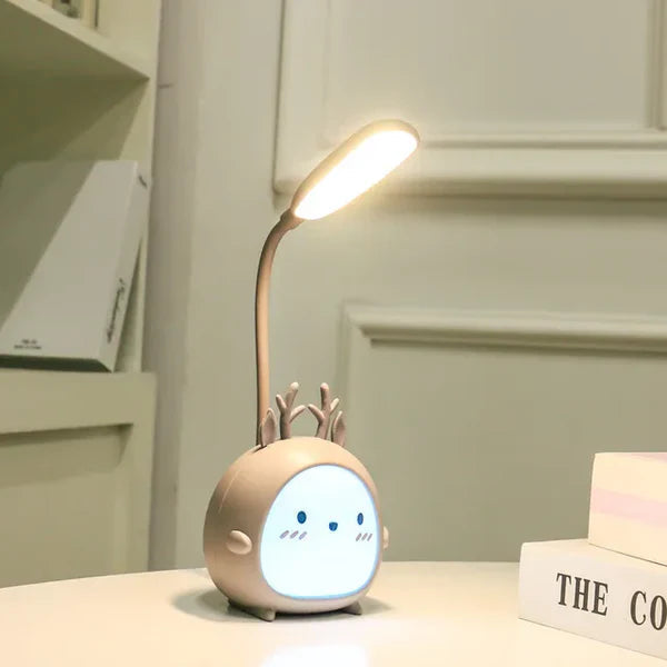 Kinderlamp met Oogbescherming en USB Oplaadfunctie – Schattig Cartoon Design voor Kinderen Kinderlamp
