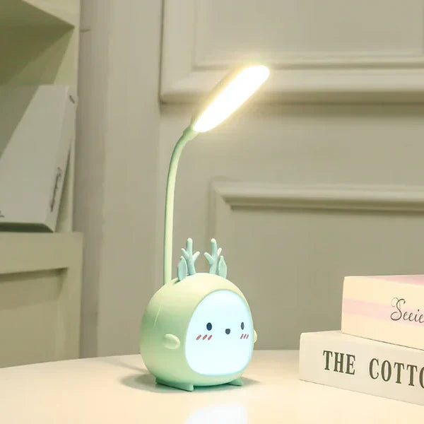 Kinderlamp met Oogbescherming en USB Oplaadfunctie – Schattig Cartoon Design voor Kinderen Kinderlamp