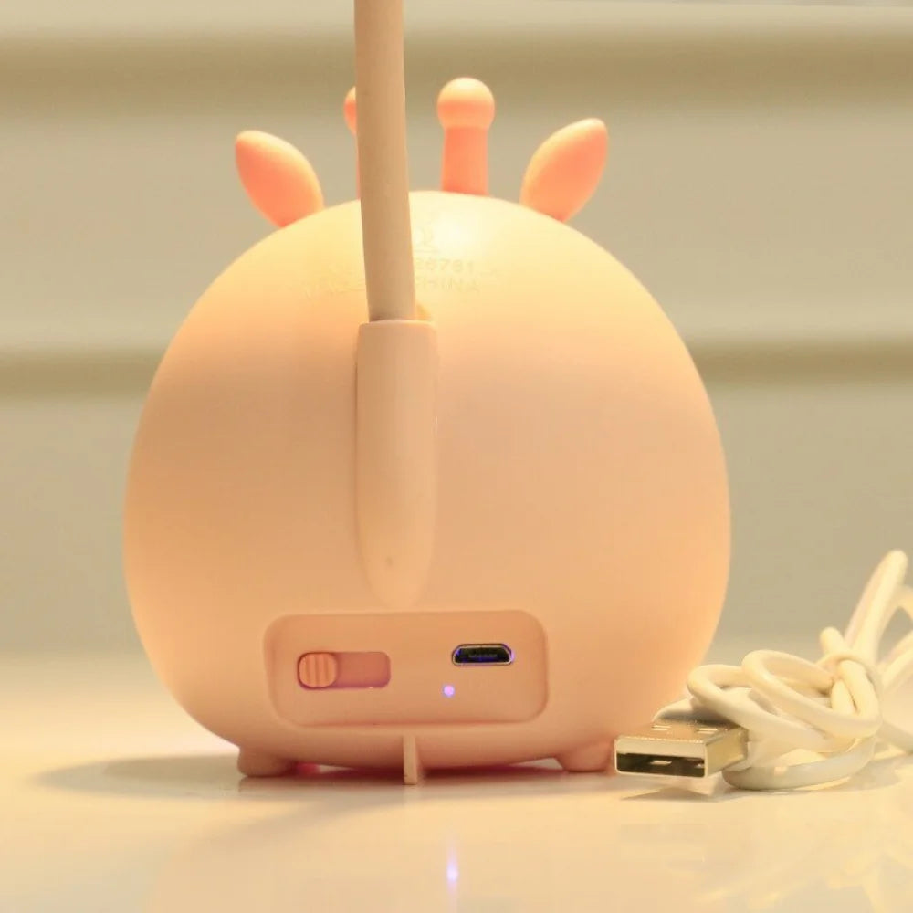 Kinderlamp met Oogbescherming en USB Oplaadfunctie – Schattig Cartoon Design voor Kinderen Kinderlamp
