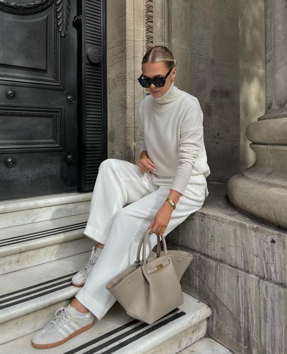 Luxe Oversized Leren Schoudertas Dames met Gouden Sluiting 7