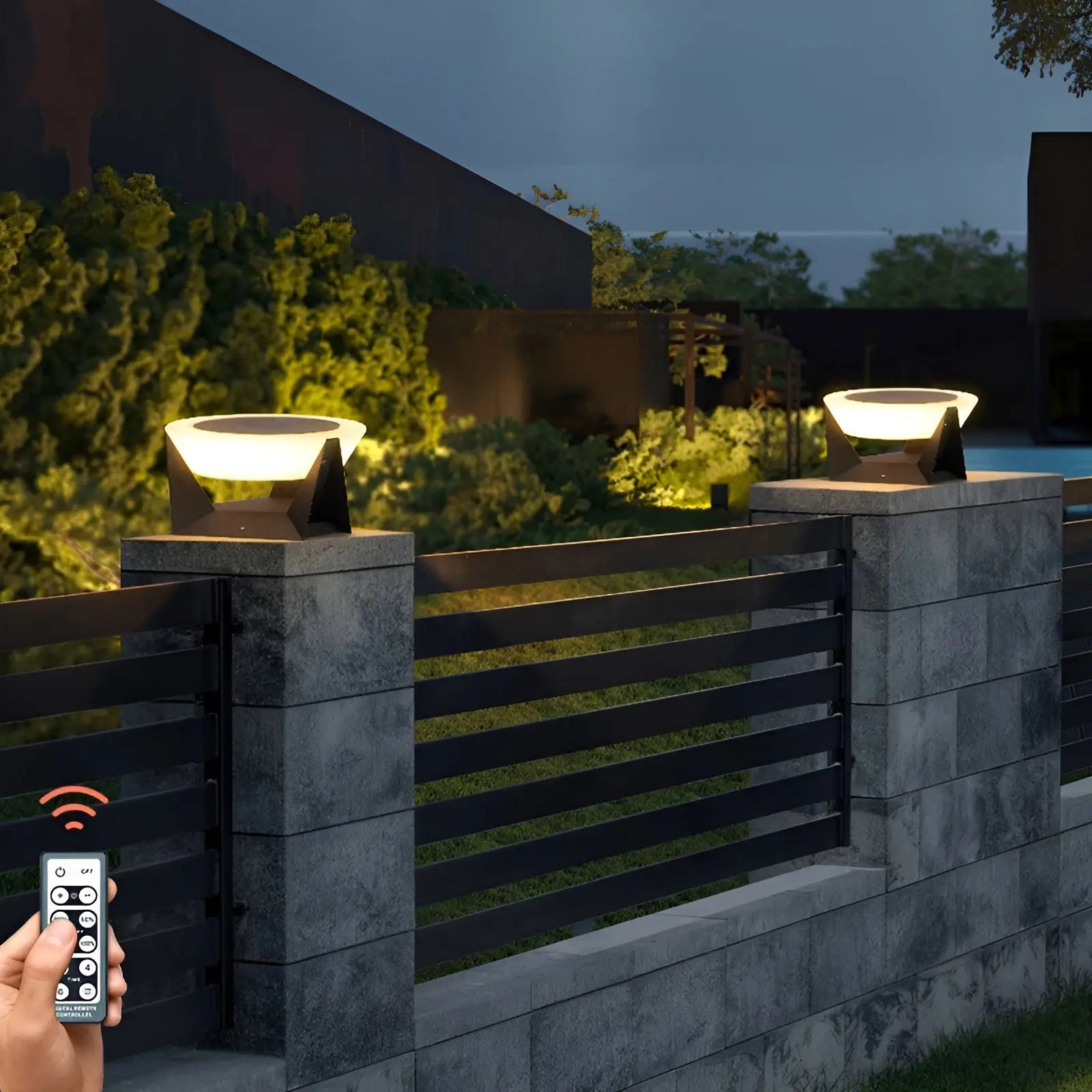 Lampada da giardino solare di lusso in stile giapponese – illuminazione da giardino ecologica con installazione semplice e impermeabilità IP65