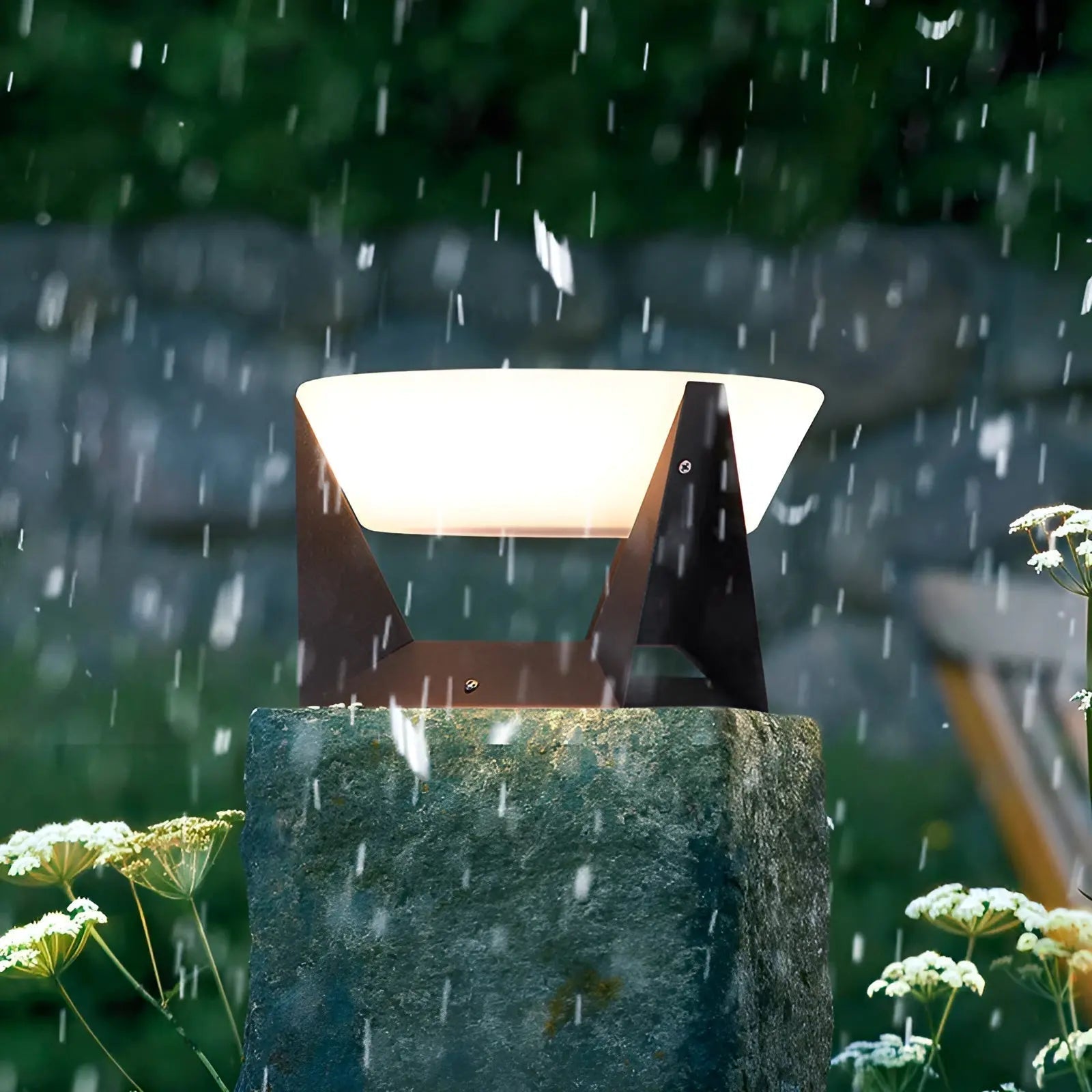 Lampada da giardino solare di lusso in stile giapponese – illuminazione da giardino ecologica con installazione semplice e impermeabilità IP65