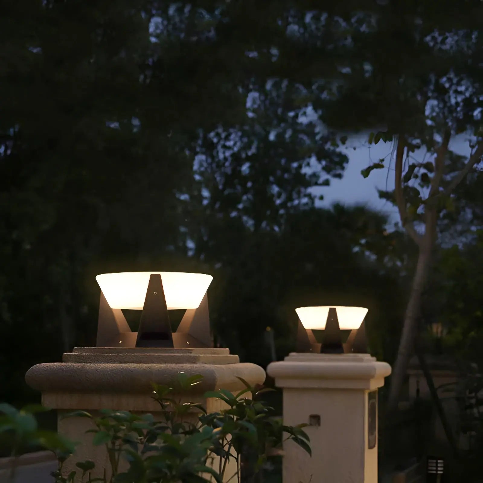 Lampada da giardino solare di lusso in stile giapponese – illuminazione da giardino ecologica con installazione semplice e impermeabilità IP65