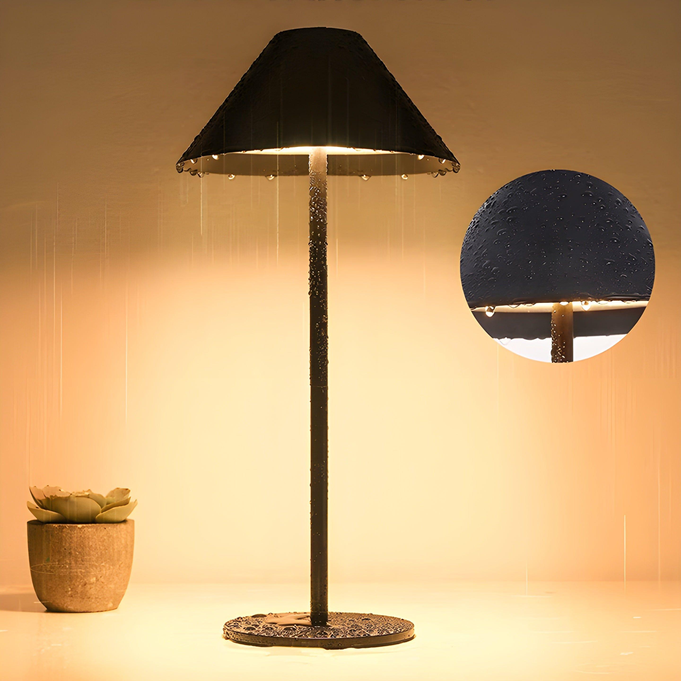 Lampada da tavolo touch dimmerabile minimalista – Luce impermeabile e ricaricabile per interno ed esterno