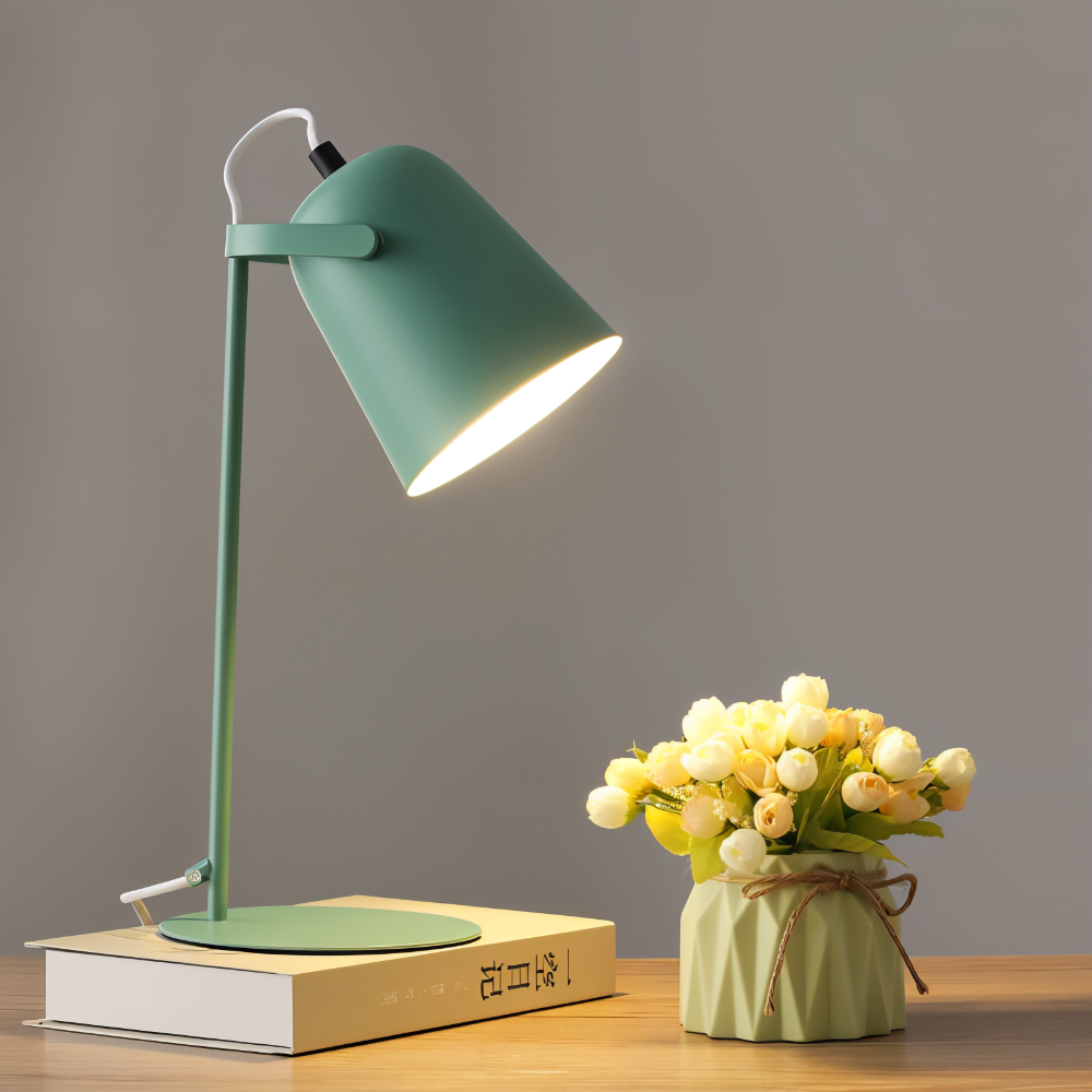 Moderne Rotating Tischlampe met Verstelbare Hoek en Macaron Kleuren