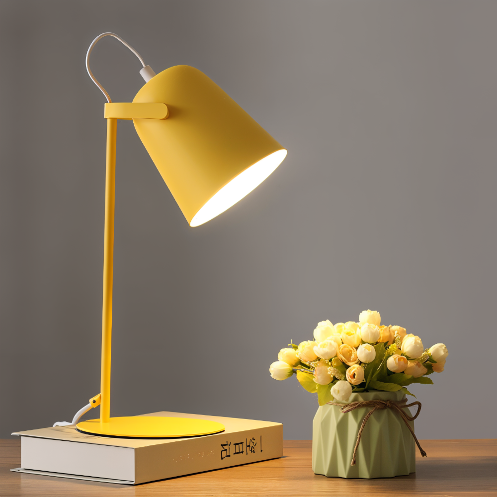 Moderne Rotating Tischlampe met Verstelbare Hoek en Macaron Kleuren