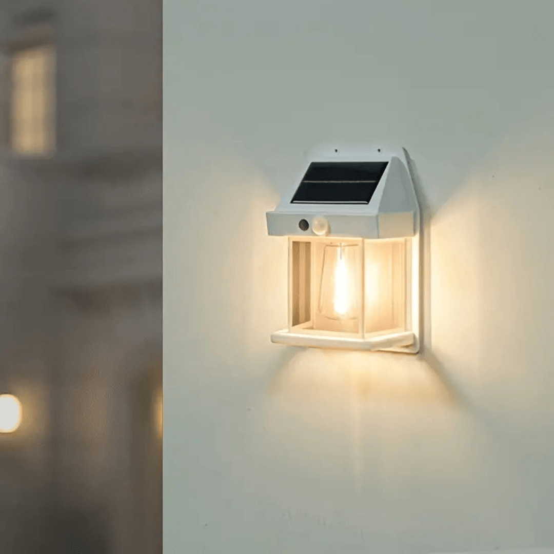 Lampada Solare Moderna Impermeabile con Rilevamento di Movimento Intelligente e Lunga Durata